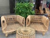 Bàn ghế mây tự nhiên uống trà