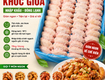 Cánh gà khúc giữa giá bao nhiêu 1kg cập nhật giá mới nhất