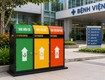 Thùng Rác Sơn Tĩnh Điện 3 Ngăn   Giải Pháp Bảo Vệ Môi Trường 