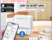 Máy In Nhiệt MiNi Kết Nối Bluetooth , In Tem Dán, In Đơn Hàng, Hình Ảnh, Mã Vận...