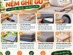 Cách vệ sinh và bảo quản nệm ghế gỗ