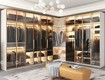 Tủ áo cánh kính mdf có góc trang trí sang trọng