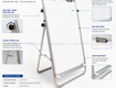 Bảng Flipchart chân inox đa dạng mặt bảng giá chỉ từ  1.513.000vnđ 