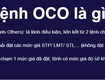 đặt lệnh oco