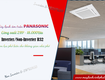 điều hòa âm trần panasonic: công suất 2hp inverter/non inverter r32