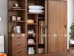Tủ quần áo gỗ công nghiệp cửa lùa hiện đại tối ưu không gian