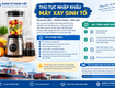 Thủ tục nhập khẩu máy xay sinh tố