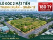 Lô góc 2 mặt tiền thạnh xuân, q12   3.900m    giá 180 tỷ tl...