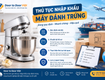 Thủ tục nhập khẩu máy đánh trứng