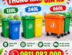 Các dòng thùng rác thông dụng chất lượng  thùng rác 120L 240L giá rẻ tại cần thơ...