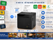 Máy in bill cho nhiều app GrapFood/ Befood/ ShopeeFood/ Xanh SM Food 