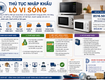 Thủ tục nhập khẩu lò vi sóng