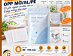 Túi màng ghép OPP/MPET/PE chống ẩm 