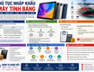 Thủ tục nhập khẩu máy tính bảng 