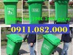 Cung cấp thùng rác bảo vệ môi trường  giá rẻ thùng rác 120L 240L 660L  lh...
