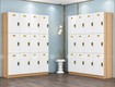Tủ Locker Gỗ Công Nghiệp 12 Ngăn Gọn Gàng, Tiện Dụng 