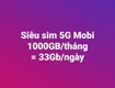 Cung cấp sỉ   lẻ sim 5G dùng 1 năm không phải nạp tiền 