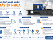 Thủ tục nhập khẩu máy ép nhựa 