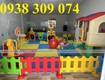 Hàng rào nhựa mầm non lắp ghép ,hàng rào nhựa lắp ghép cho bé 
