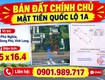 Chính Chủ Cần Bán Lô Đất 80,3m2 Mặt Tiền Quốc Lộ 1a 