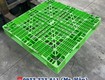 Xả kho pallet nhựa xanh lá giá rẻ sập sàn