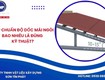 Bài toán chi phí đầu tư và độ bền vận hành theo độ dốc mái...