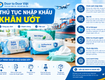 Thủ tục nhập khẩu khăn ướt 
