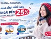 Vi vu nhật bản, châu âu tiết kiệm 25 vé bay với china airlines 