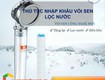 Thủ tục nhập khẩu vòi sen lọc nước 