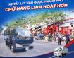 Xe Tải JAC 2.45 Tấn Thùng Bạt 3.7M Rất Thuận tiện chở hàng vào Thành Phố