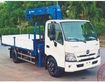 2 Xe Hino XZU720L gắn cẩu tự hành Tadano TM-ZE303MH