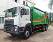 5 Xe ép rác 3 chân UD Trucks 2 cầu thật 20 khối