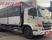 1 Hino Fl 15 Tấn Thùng Mui Bạt Mở Cánh Dơi 9m4 Trả Trước 460tr