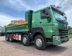Xe ben Howo 8x4 thùng U đúc 14 khối   Xe sẵn giao ngay