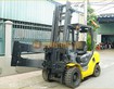 3 Xe nâng dầu 3 tấn KOMATSU trang bị kẹp giấy tròn, khung cao 4m, đời mới nhất -17