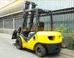 4 Xe nâng dầu 3 tấn KOMATSU trang bị kẹp giấy tròn, khung cao 4m, đời mới nhất -17