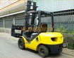 5 Xe nâng dầu 3 tấn KOMATSU trang bị kẹp giấy tròn, khung cao 4m, đời mới nhất -17