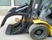 11 Xe nâng dầu 3 tấn KOMATSU trang bị kẹp giấy tròn, khung cao 4m, đời mới nhất -17