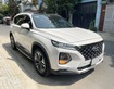 1 Hyundai SantaFe 2.2L Htrac AWD 2020 dầu, màu trắng.