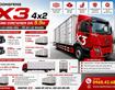 Xe tải thùng container, kín, mui bạt 4x2 Dongfeng X3 thùng dài 9m9 10m, giá rẻ tốt nhất Hà Nội