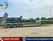 4 Sơ mi rơ mooc siêu trường diêu trọng TIANRUI 3 trục dài 14.3m - Kèm thang thủy lực
