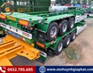 Mooc cổ cò CIMC Dongyue Patec 3 trục 45 feet tải 32.85 tấn mẫu mới 2026