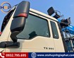 1 Xe tải Howo 4 chân gắn cẩu 20 tấn cabin TX350