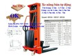 1 Xe nâng bán tự động, xe nâng điện bán tự động 1 tấn   1,5 tấn   2 tấn cao từ 1,6m tới 5m, Giá rẽ   L