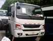 Bán xe tải Fuso FI 12T màu trắng thùng kín, mui bạt, lửng đúng tiêu chuẩn
