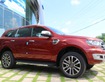 Ford Everest Titanium Bi Turbo màu đỏ, có xe giao ngay