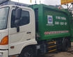 3 Xe Ép Rác HINO 9 khối Inox - vay 80