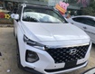 2 Hyundai Santafe Xăng cao cấp Vin 2020 mới 100 màu trắng giao ngay.