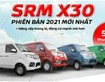 3 Gía xe van 2 chỗ dongben X30/SRM 930kg chạy tự do giờ cấm