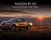 Mazda bt50 - đa năng và mạnh mẽ - hỗ trợ vay 80